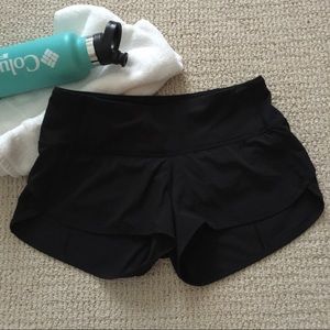 Lululemon Black Speed Up Short